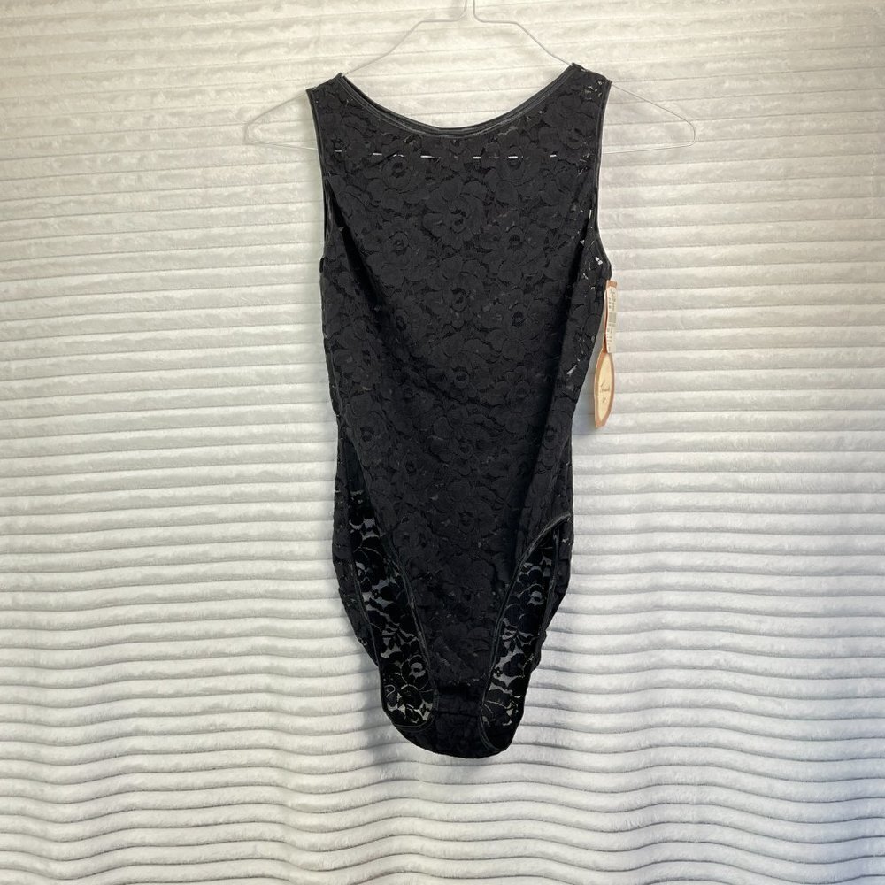 Vintage Deadstock Lace Lingerie Top Bodysuit Large NWT - Picture 2 of 6